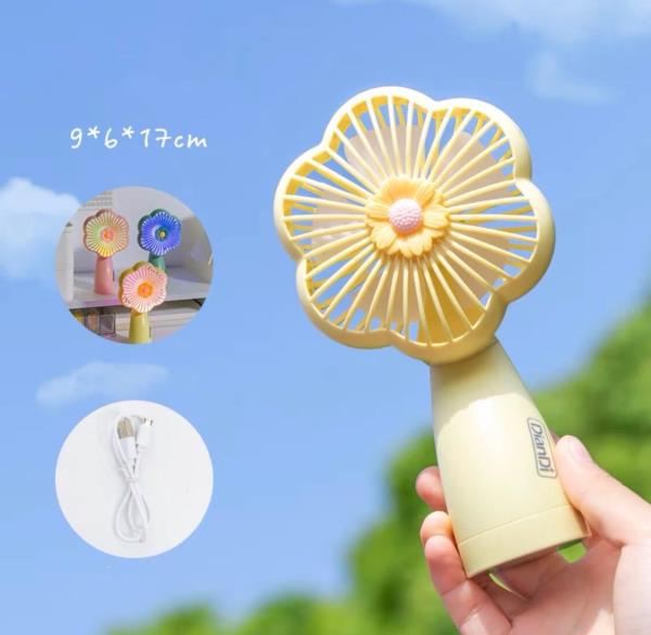 3 in 1 Torch Light Night Light Rechargeable Fan