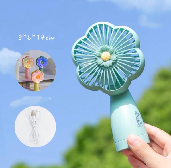 3 in 1 Torch Light Night Light Rechargeable Fan