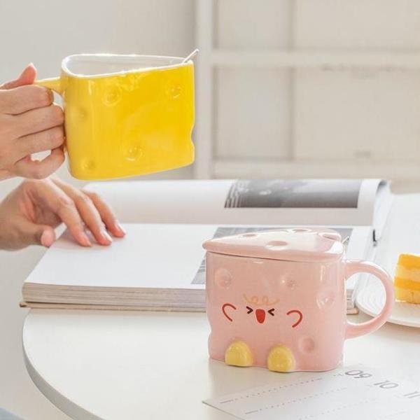 Cartoon Cheese Ceramic Coffee Mug