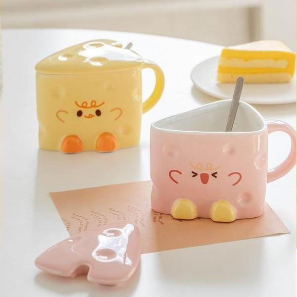 Cartoon Cheese Ceramic Coffee Mug