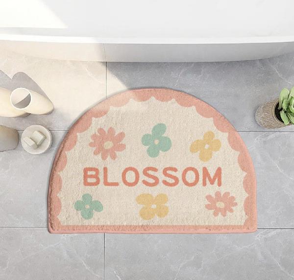 Flower Living Bathroom Door Mat