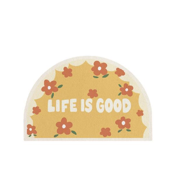 Flower Living Bathroom Door Mat