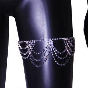 Crystal Heart Multi Layer Waist Chain