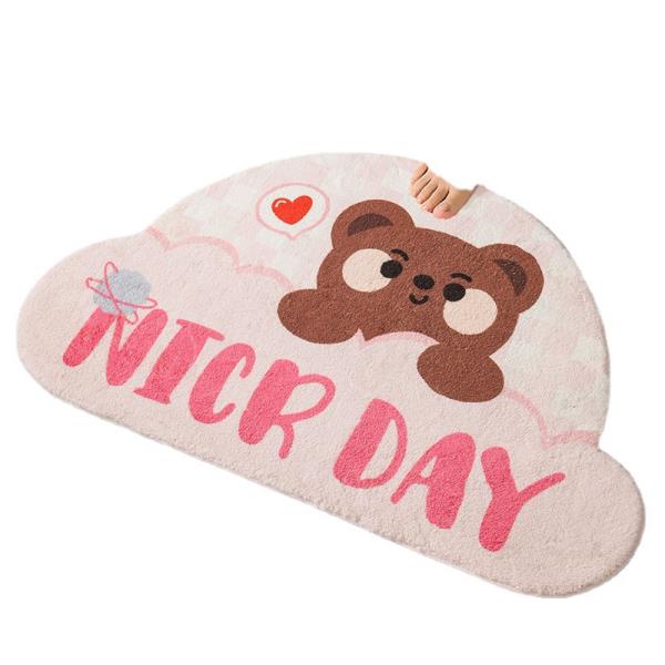 Bear Bathroom Door Non-slip Floor Mat