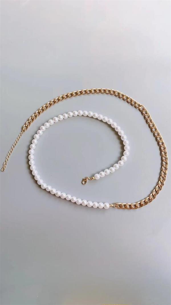 Modern Simple Pearl Waist Belly Chain