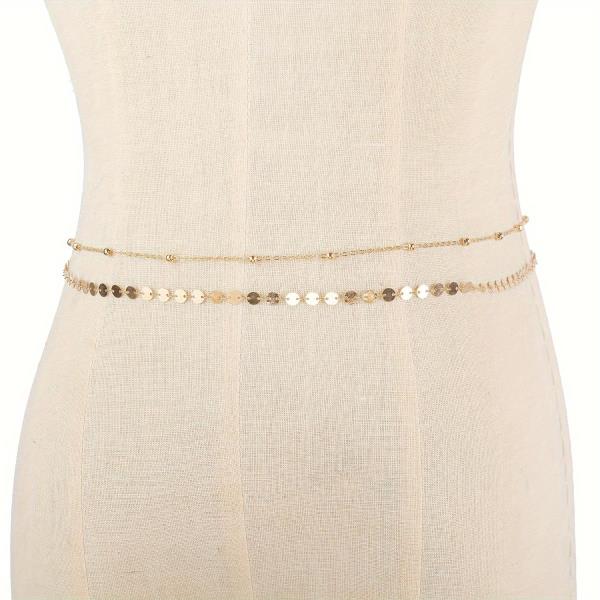 Bohemian Double Layer Beads Waist Chain