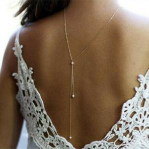 Rhinestone Apron Tassel Chest Bra Chain