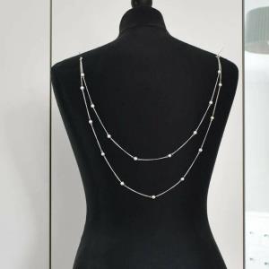 Silver Snake Shape Tassel Necklace Body Chain