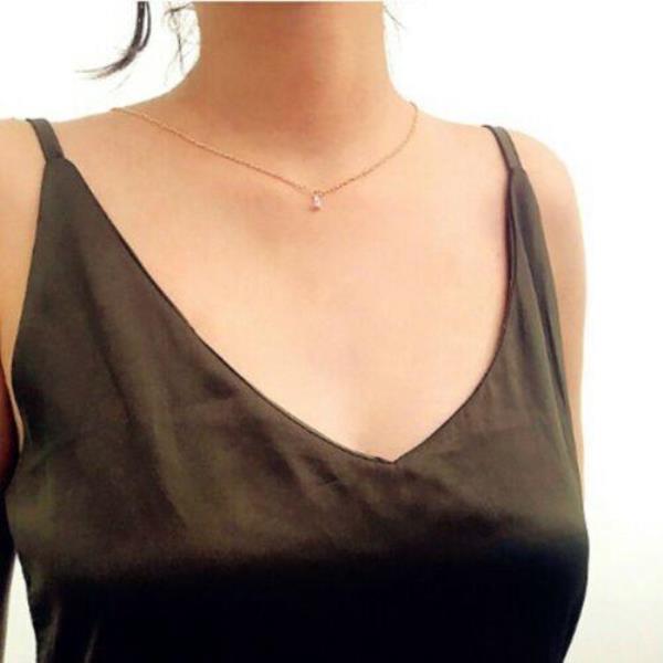 Crystal Necklace Back Body Chain