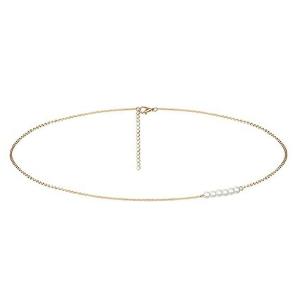 Bikini White Pearl Waist Belly Chain