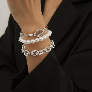 Chic Silver Simple Chain Bracelet