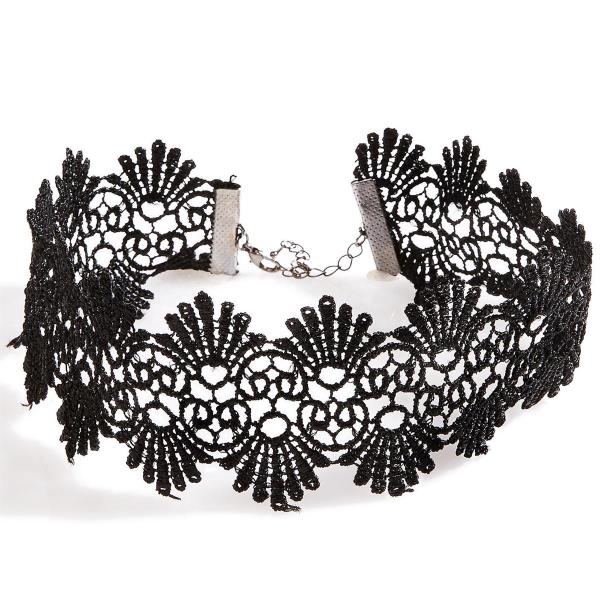 Punk Lace Flower Choker