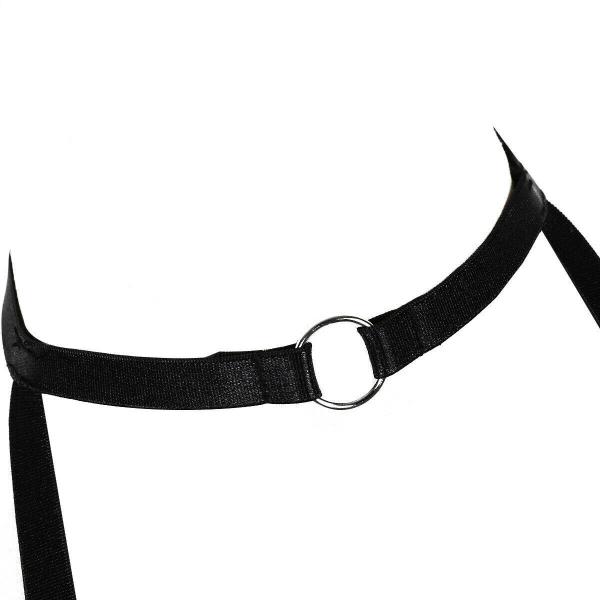 Black Gothic Elastic Bra Belt