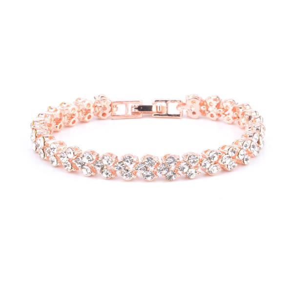 Simple Glitter Full Crystal Bracelet