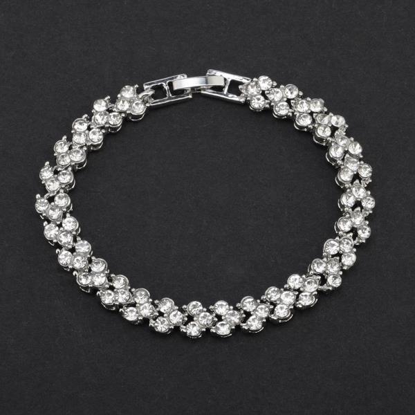 Simple Glitter Full Crystal Bracelet