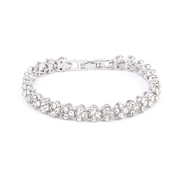 Simple Glitter Full Crystal Bracelet