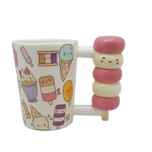 Cartoon 3D Ice Cream Block Ceramic Cup