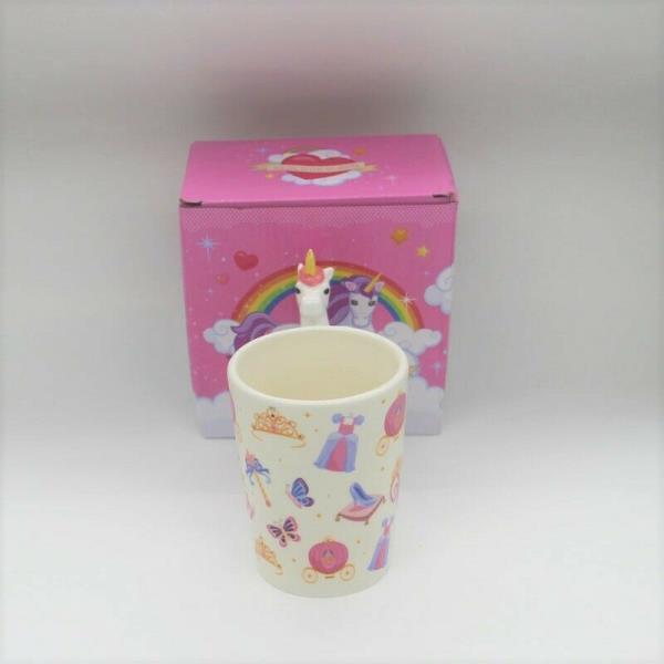 Cartoon Magic Wand Unicorn Ceramic Cup