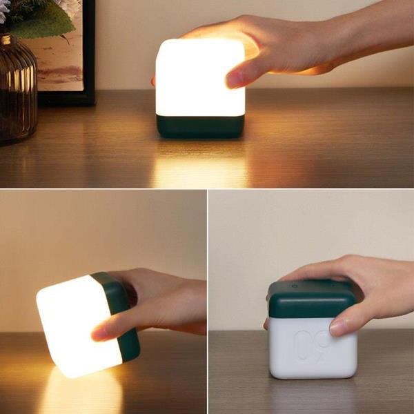 LED USB Charging Cube Timing Night Light