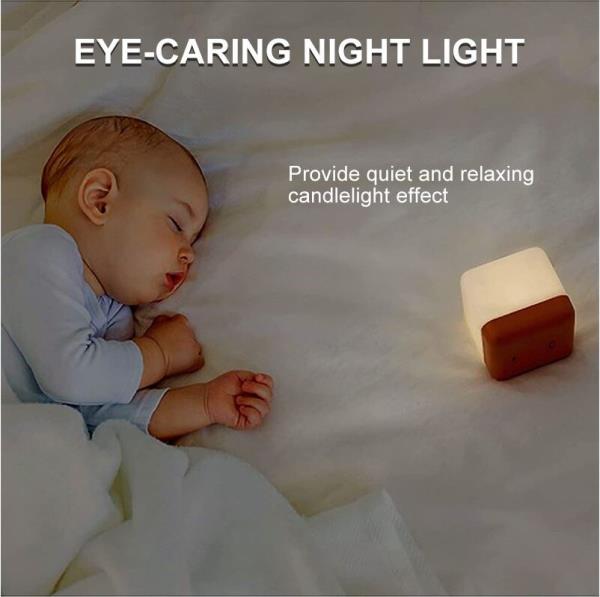 LED USB Charging Cube Timing Night Light