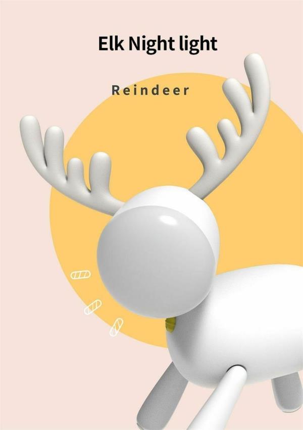 Reindeer LED Safe Children Night Light