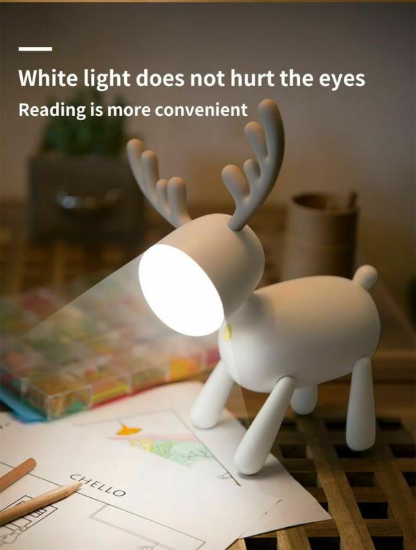 Reindeer LED Safe Children Night Light