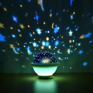 USB Galaxy 360 Degree Rotating Projector Star LED Night Light