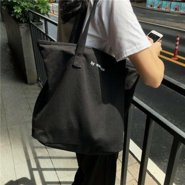 Fashion Durable Simple Gym Beach Canvas Tote