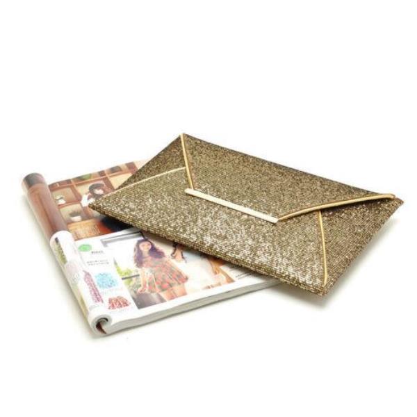 Glitter Shiny Sequins Envelop Clutch Handbag