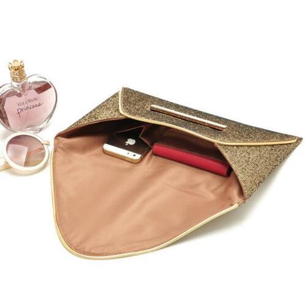 Glitter Shiny Sequins Envelop Clutch Handbag