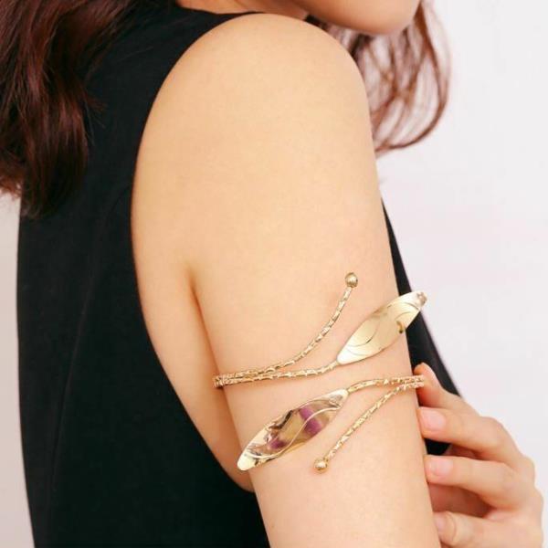 Retro Gold Leaf Beach Armlet