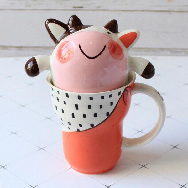 3D Animal Heat Resistance Ceramic Drinking Cup