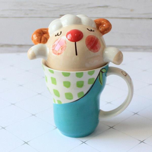 3D Animal Heat Resistance Ceramic Drinking Cup