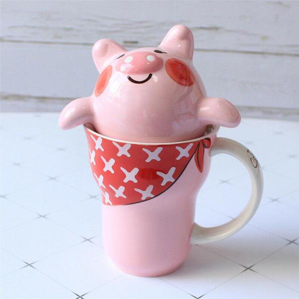 3D Animal Heat Resistance Ceramic Drinking Cup