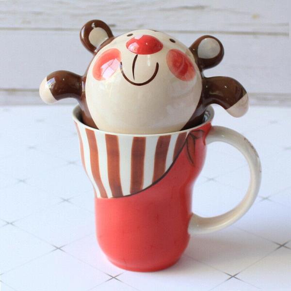 3D Animal Heat Resistance Ceramic Drinking Cup