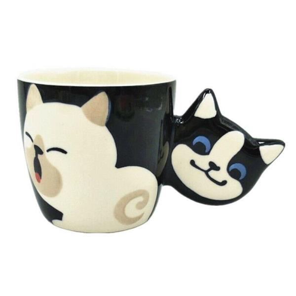 Cartoon 3D Animal Ceramic Kids Drinking Cup