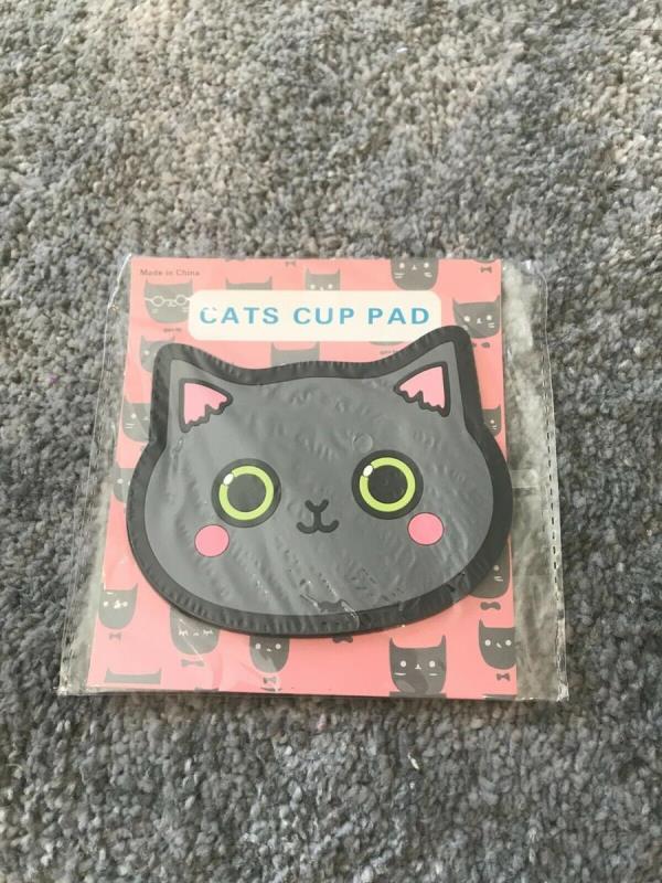 Cartoon Cat Silicone Coaster Cup Placemat