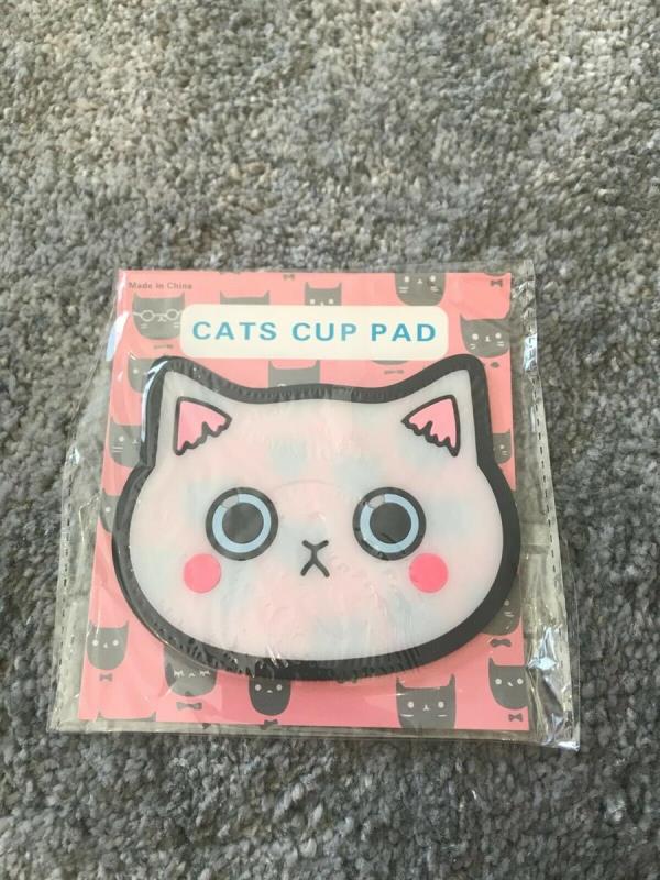 Cartoon Cat Silicone Coaster Cup Placemat