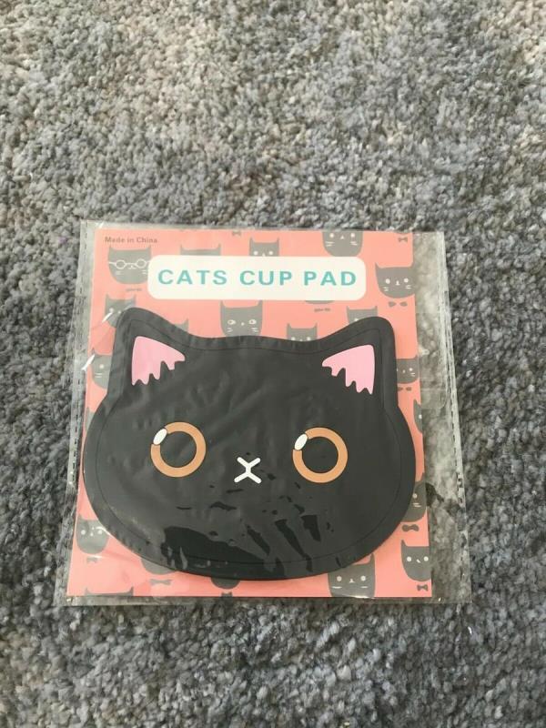 Cartoon Cat Silicone Coaster Cup Placemat