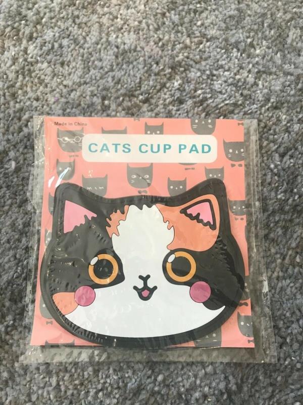 Cartoon Cat Silicone Coaster Cup Placemat