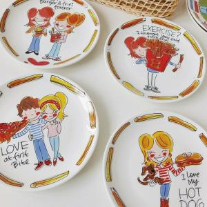 Netherlands Girl Comics Ceramic Plate