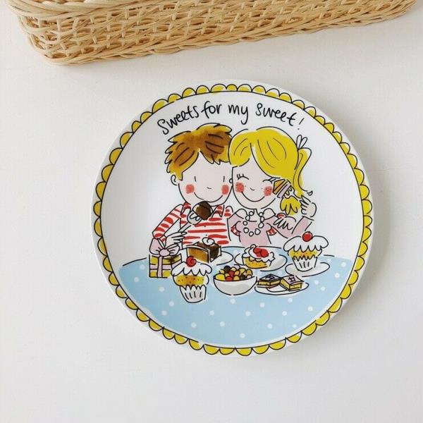 Netherlands Girl Comics Ceramic Plate