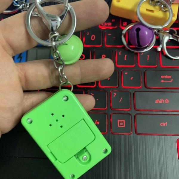 Retro Mini Pocket Educational Block Game Keyring