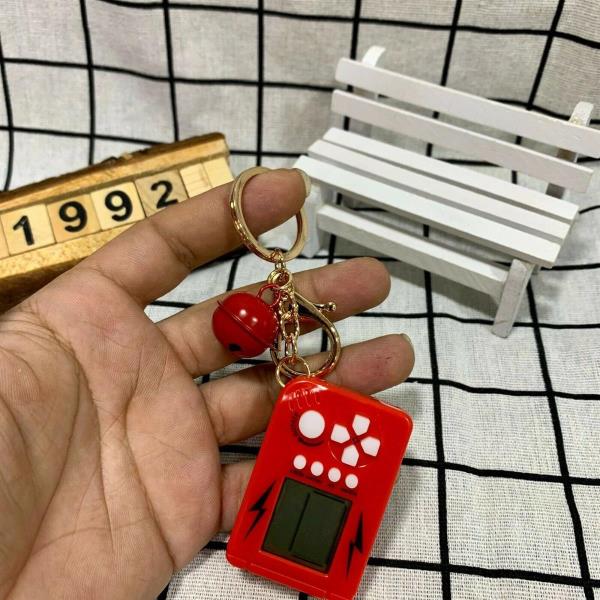 Retro Mini Pocket Educational Block Game Keyring