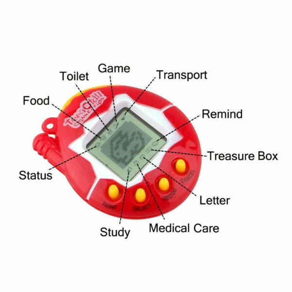 Monster Tamagotchi Electronic Pet Virtual Game Toy Keyring