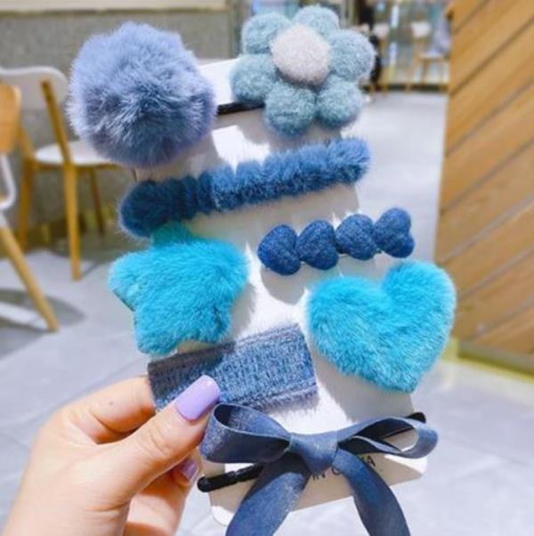 Fluffy Fur Winter Hair Clip