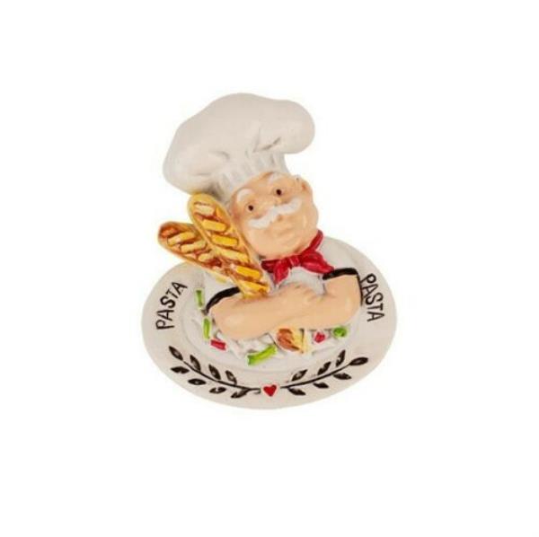 3D Resin Chef Cook Fridge Magnet