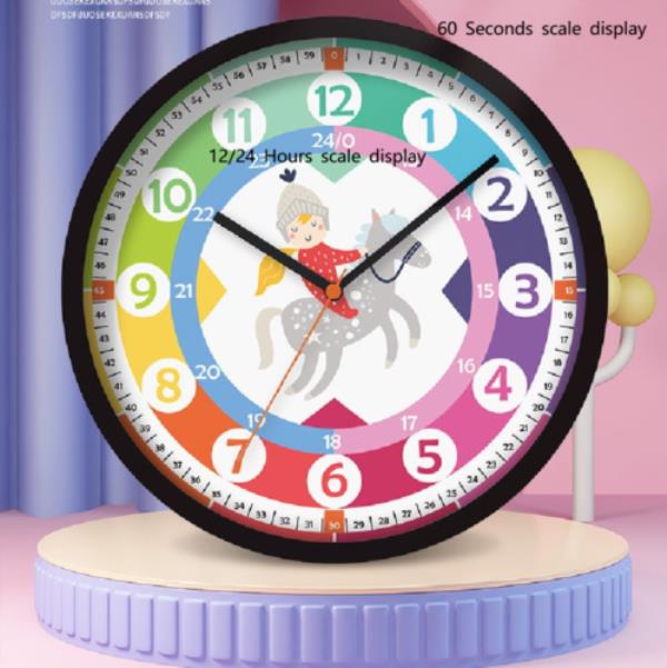 10 Inch Early Childhood Learning Round Wall Clock