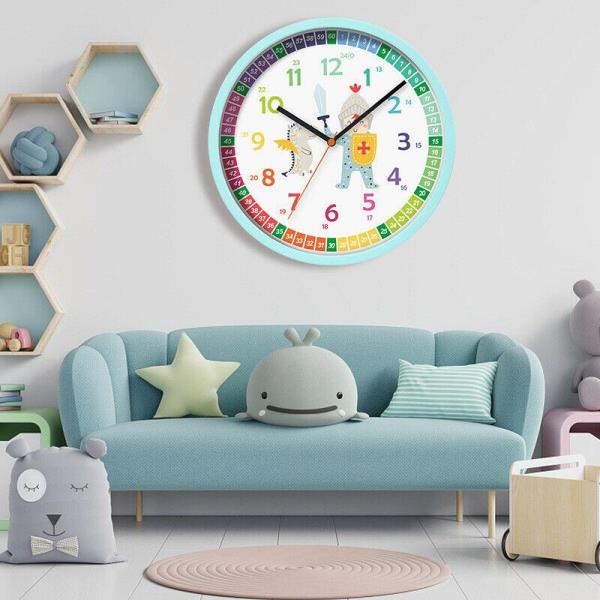 10 Inch Early Childhood Learning Round Wall Clock