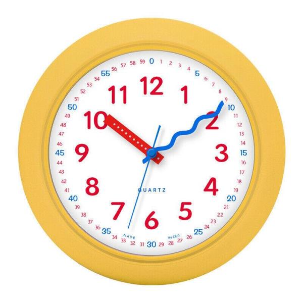 9 Inch Early Childhood Learning Round Wall Clock